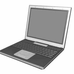 Φορητός προσωπικός υπολογιστής τρισδιάστατο μοντέλο