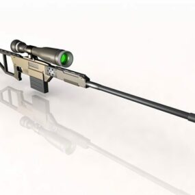 Puissant fusil de sniper modèle 3D