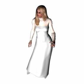 Character Pretty Bride 3d-modell