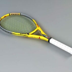 كرة تنس مع علبة اسطوانة نموذج ثلاثي الأبعاد
