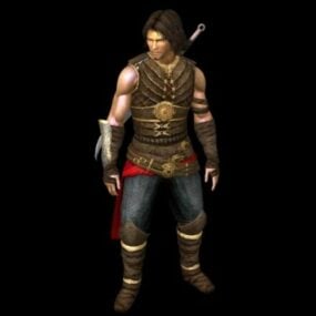 Modello 3d del personaggio di Prince Of Persia