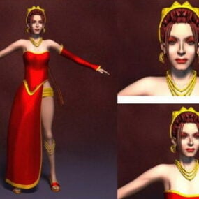 Princesa de Persia personaje modelo 3d