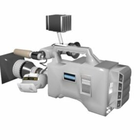 Professionelles 3D-Videokamera-Modell