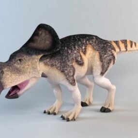 Modelo 3d de equipamento de dinossauro protoceratops