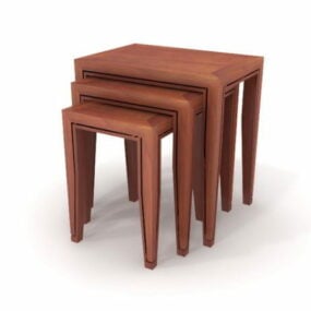 Table basse extractible pour meubles modèle 3D