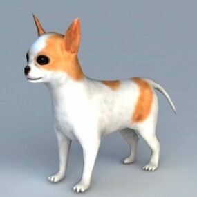 Model 3D szczeniaka psa