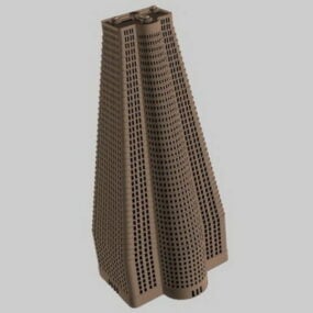 金字塔大厦3d模型