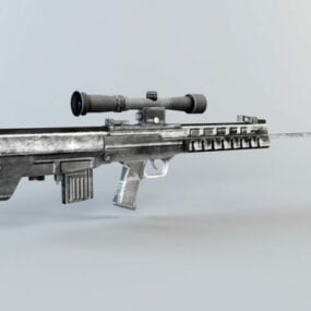 Qbu-88 Sniper Rifle 3d model