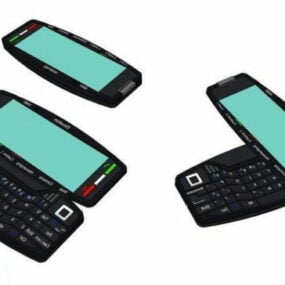 Qwertyキーボードスマートフォン3Dモデル