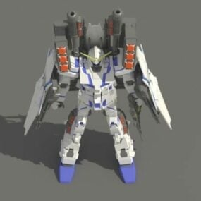 Rx-0 Unicorn Gundam דגם תלת מימד