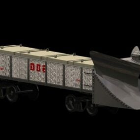 نموذج السكك الحديدية Snowplow ثلاثي الأبعاد