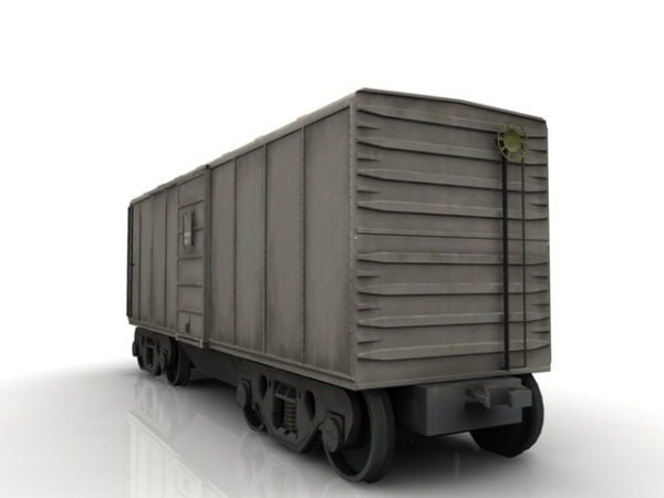 Railroad Boxcar Goods Van