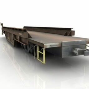 Model 3D platformy kolejowej