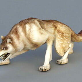 Ravenous Wolf 3d model