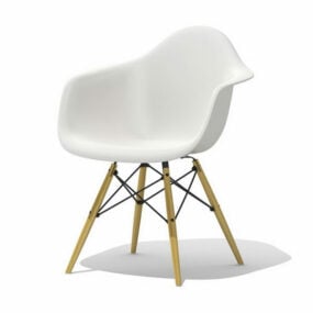 Furniture Eames Daw Armchair 3d model