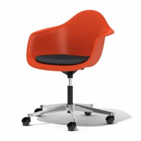 3д модель кресла Eames Pivot Arm Chair