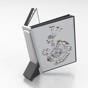 Læsebogsholder 3d-model