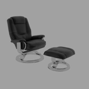 Reclining Chair And Ottoman 3d model