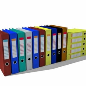 Record Folder Binder 3d-modell