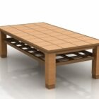 Rectangle Wood Coffee Table