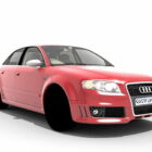 Voiture de direction rouge Audi S4