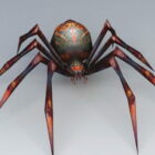 Red Black Poisonous Spider