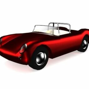 Red Roadster 3d model