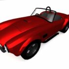 Červená Roadster auto