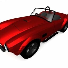 Red Roadster Car 3d model