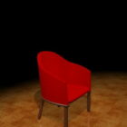 Chaise de baignoire rouge