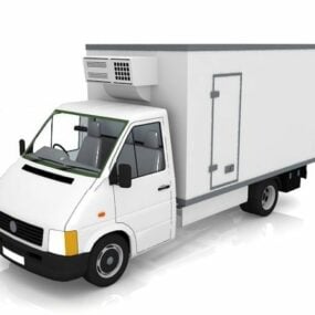 3D model chlazeného nákladního vozu