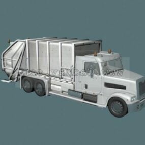 3D-Modell des Müllsammelfahrzeugs