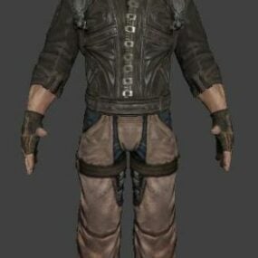Wehrmacht Soldier In Uniform Character 3d model
