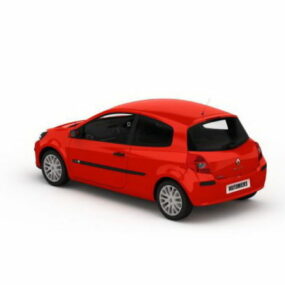 Renault Clio modèle 3D