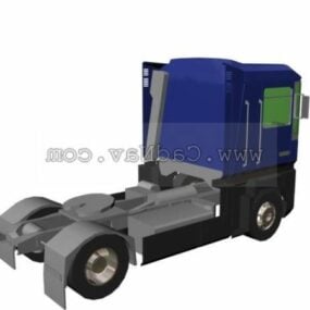 Rustikales Traktor-3D-Modell