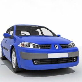 Mô hình 3d ô tô Renault Megane