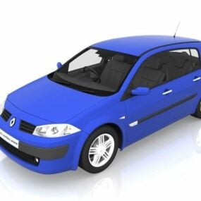Renault Megane Küçük Aile Arabası 3D model