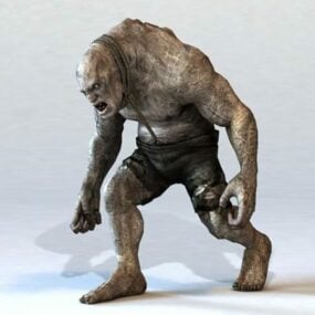 Zombie Man Character 3d model