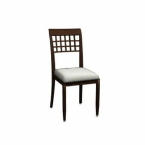 Restaurant houten stoel 3D-model
