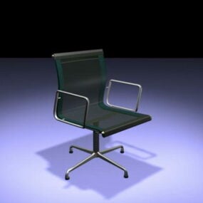 Revolving Metal Mesh Chair 3d model