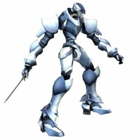 Personagem de guerreiro de fantasia Rfonline Modelo 3D