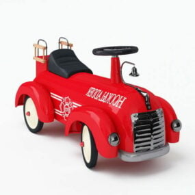 3д модель игрушечной машинки "Поездка на машине"