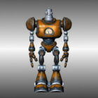 Rigged Ancient Robot Character