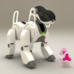 3D model robotického psa