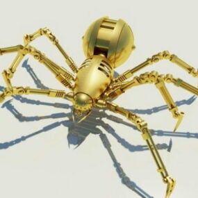 Modello 3d del robot ragno