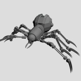 Model 3d Robot Spider Art