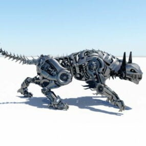 Model 3D Robot Tiger