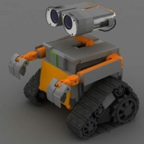 Robot Wall-e karakter 3D-model