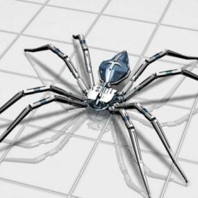 Cartoon Funny Spider 3d model