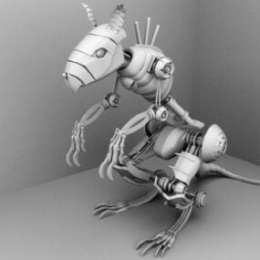 Model 3d Tikus Robot